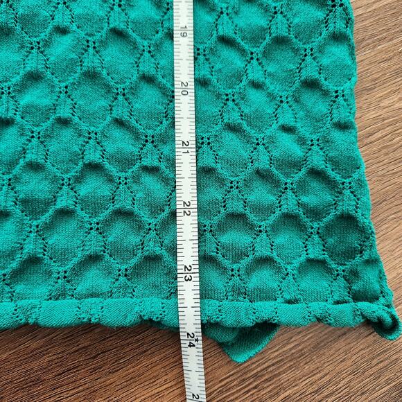 SANDRO Light Pullover Sweater 2/S Green Designer - Picture 8 of 11